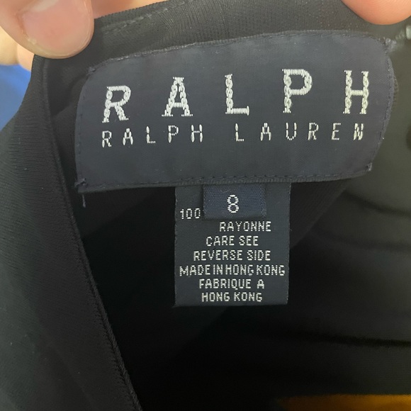Black Halter Ralph Lauren Top - Picture 3 of 3
